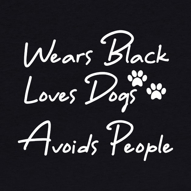 wears black loves dogs avoids people by Chichid_Clothes